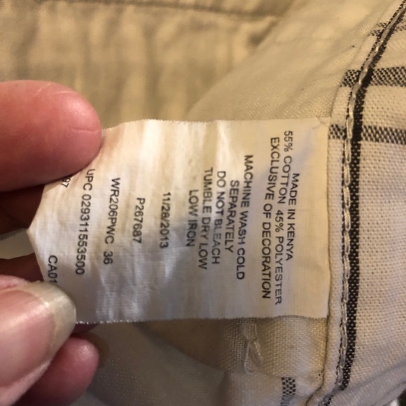 Dickies  💐Black and White Flat Front Shorts - Picture 6 of 7